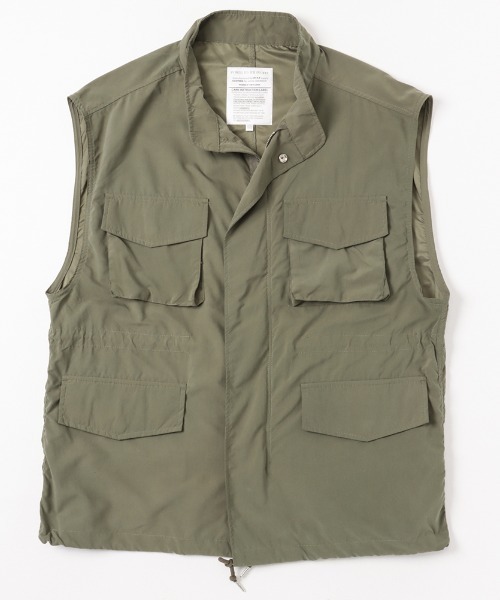 Mac-House(マックハウス)の「M65ミリタリーフィールドベスト(ベスト・メンズ・ブラック/カーキ/ブラウン・L/M/XL)」の1枚目の写真