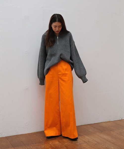 AKTE（アクテ）の「コーデュロイパンツ（その他パンツ・レディース・オレンジ/ピンク・1/2）」の7枚目の写真