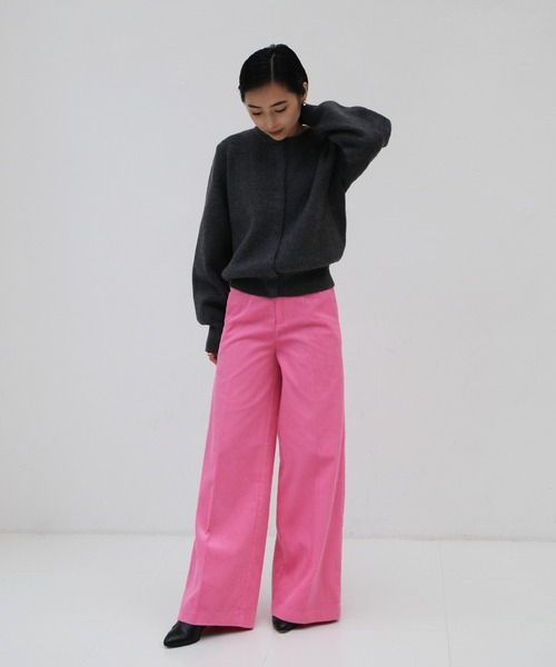 AKTE（アクテ）の「コーデュロイパンツ（その他パンツ・レディース・オレンジ/ピンク・1/2）」の12枚目の写真