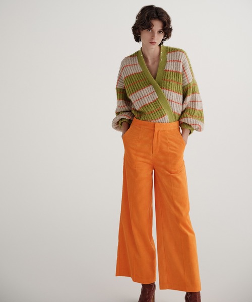 AKTE（アクテ）の「コーデュロイパンツ（その他パンツ・レディース・オレンジ/ピンク・1/2）」の21枚目の写真
