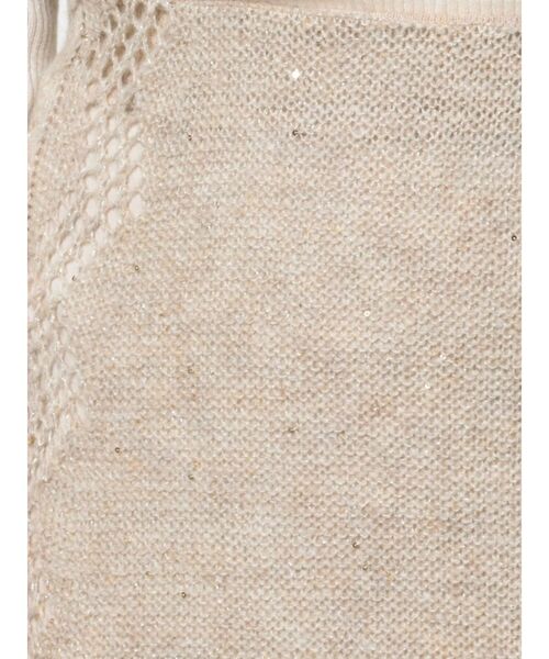 LAGUNAMOON（ラグナムーン）の「スパンコールニットスカート（スカート・レディース・ベージュ/イエロー・SMALL/MEDIUM）」の11枚目の写真