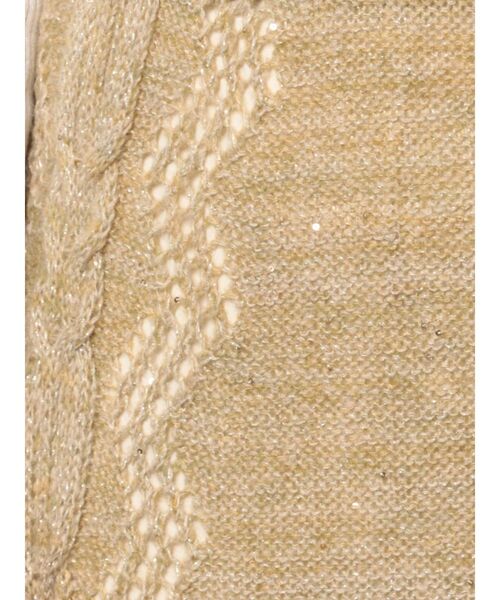 LAGUNAMOON（ラグナムーン）の「スパンコールニットスカート（スカート・レディース・ベージュ/イエロー・SMALL/MEDIUM）」の12枚目の写真