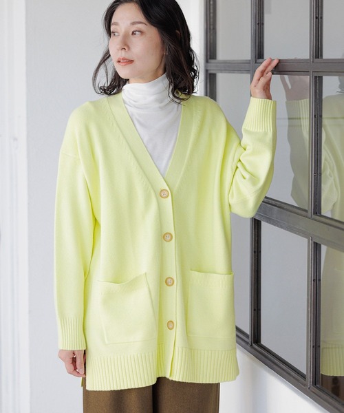 LEPSIM（レプシィム）の「フライスインナータートル　353640（Tシャツ/カットソー・レディース・ブラック/ブラウン/グレイッシュベージュ/グリーン/オフホワイト・FREE）」の6枚目の写真