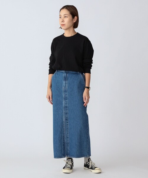 SHIPS（シップス）の「【WEB限定】SHIPS: ワンポイント マイクロ SHIPSロゴ ロングスリーブTシャツ（ロンT）（Tシャツ/カットソー・メンズ・ライトホワイト/ネイビー/ブラック/ホワイト/その他1/その他2/その他3/ダークグレー/ロイヤルブルー/グレー系・SMALL/MEDIUM/LARGE/X-LARGE）」の21枚目の写真