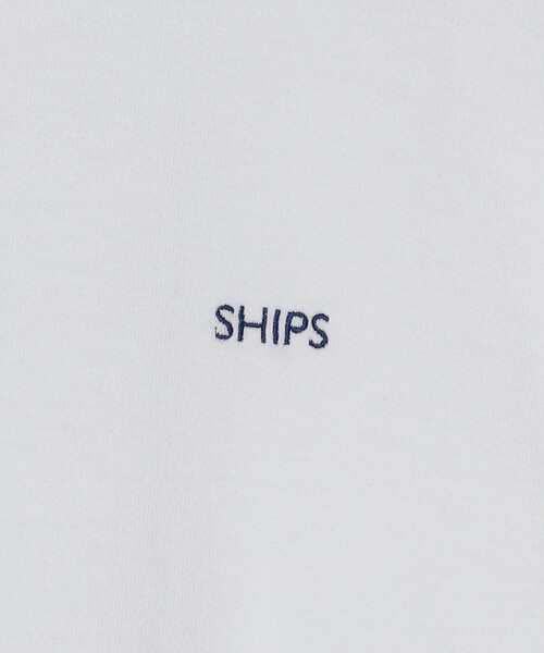 SHIPS（シップス）の「【WEB限定】SHIPS: ワンポイント マイクロ SHIPSロゴ ロングスリーブTシャツ（ロンT）（Tシャツ/カットソー・メンズ・ライトホワイト/ネイビー/ブラック/ホワイト/その他1/その他2/その他3/ダークグレー/ロイヤルブルー/グレー系・SMALL/MEDIUM/LARGE/X-LARGE）」の17枚目の写真