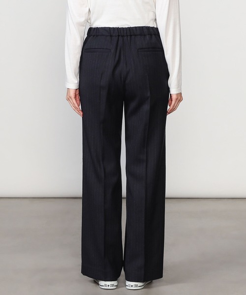 Morris & Sons(モリスアンドサンズ)の「MORRIS & SONS | フラノストライプフレアパンツ WOMEN(スラックス・レディース・ブルー系その他5/グレー系その他・1/0)」の7枚目の写真