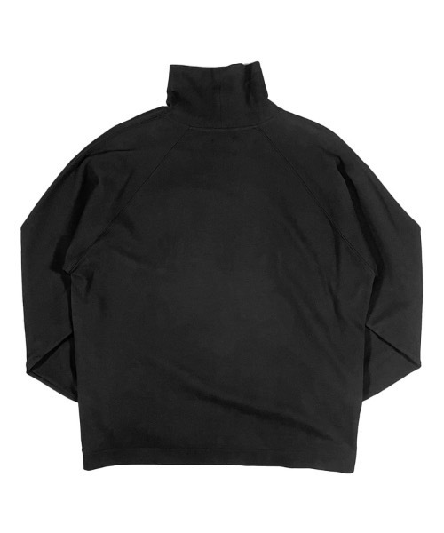 FORTUNA HOMME（フォルトゥナオム）の「FORTUNAHOMME  HighNeck Brush L/S Tee（Tシャツ/カットソー・メンズ・ブラック/ヘザーグレー・2/1）」の10枚目の写真