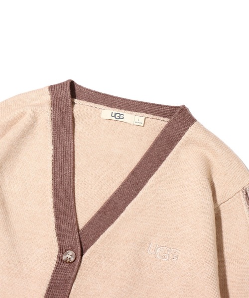 UGG（アグ）の「UGG@mos サイド ストライプ ニット カーディガン