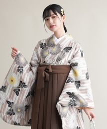 みるきー美品「utatane」袴セット☆グレージュ 矢餅と菊☆ニコアンティ 70149337b_14_d_215.jpg