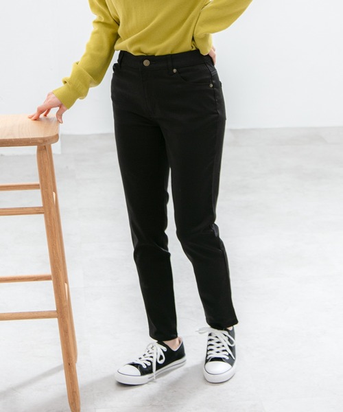 Honeys(ハニーズ)の「スリムカラースキニー(股下67cm)(その他パンツ・レディース・ブラック/ネイビー/ライトベージュ/スミクロ・SS/S/M/L/LL)」の7枚目の写真