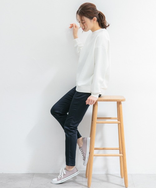 Honeys(ハニーズ)の「スリムカラースキニー(股下67cm)(その他パンツ・レディース・ブラック/ネイビー/ライトベージュ/スミクロ・SS/S/M/L/LL)」の8枚目の写真