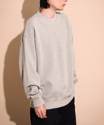 crepuscule Moss stitch Moc Neck L/S sweat 2203-001
