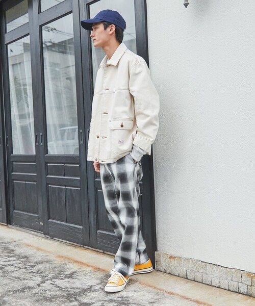 SMITH'S（スミス）の「SMITH'S（スミス）別注カバーオールジャケット（デニムジャケット・メンズ・ネイビー/オフホワイト・M/XL/L/S）」の20枚目の写真