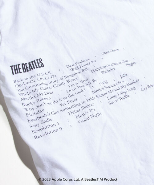 GOOD ROCK SPEED(グッドロックスピード)の「【GOOD ROCK SPEED/グッドロックスピード】ザ ビートルズ フォトプリントTシャツ(Tシャツ/カットソー・メンズ・ホワイト/ブラック・M/L)」の5枚目の写真