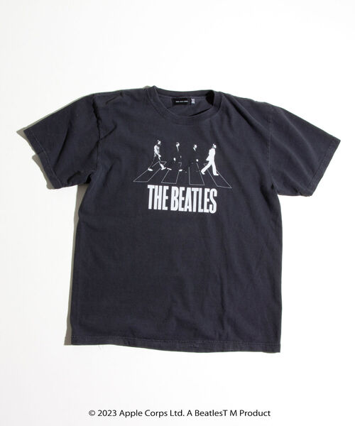 GOOD ROCK SPEED(グッドロックスピード)の「【GOOD ROCK SPEED/グッドロックスピード】ザ ビートルズ フォトプリントTシャツ(Tシャツ/カットソー・メンズ・ホワイト/ブラック・M/L)」の6枚目の写真