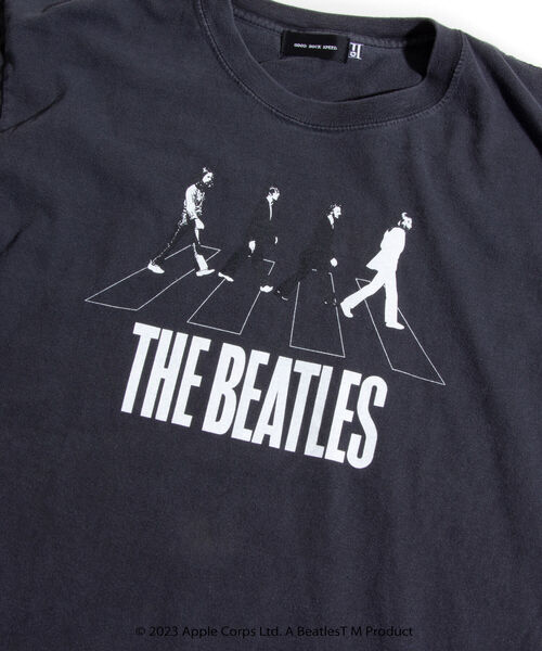 GOOD ROCK SPEED(グッドロックスピード)の「【GOOD ROCK SPEED/グッドロックスピード】ザ ビートルズ フォトプリントTシャツ(Tシャツ/カットソー・メンズ・ホワイト/ブラック・M/L)」の7枚目の写真