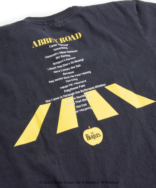 GOOD ROCK SPEED(グッドロックスピード)の「【GOOD ROCK SPEED/グッドロックスピード】ザ ビートルズ フォトプリントTシャツ(Tシャツ/カットソー・メンズ・ホワイト/ブラック・M/L)」の9枚目の写真