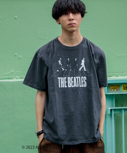 GOOD ROCK SPEED(グッドロックスピード)の「【GOOD ROCK SPEED/グッドロックスピード】ザ ビートルズ フォトプリントTシャツ(Tシャツ/カットソー・メンズ・ホワイト/ブラック・M/L)」の10枚目の写真