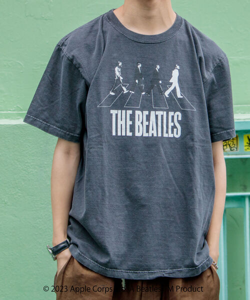 GOOD ROCK SPEED(グッドロックスピード)の「【GOOD ROCK SPEED/グッドロックスピード】ザ ビートルズ フォトプリントTシャツ(Tシャツ/カットソー・メンズ・ホワイト/ブラック・M/L)」の14枚目の写真