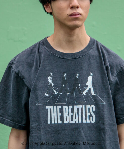 GOOD ROCK SPEED(グッドロックスピード)の「【GOOD ROCK SPEED/グッドロックスピード】ザ ビートルズ フォトプリントTシャツ(Tシャツ/カットソー・メンズ・ホワイト/ブラック・M/L)」の15枚目の写真