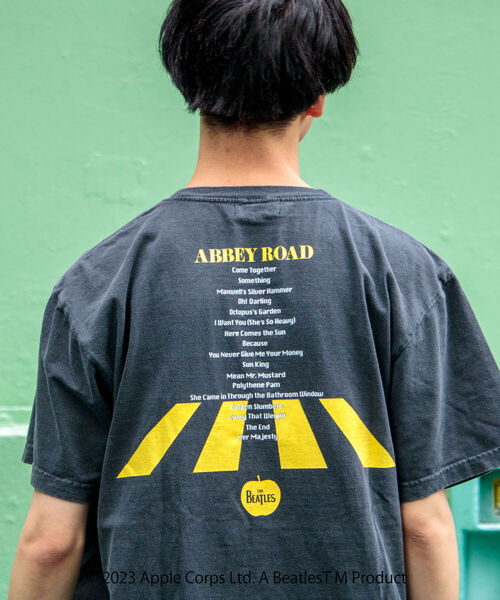 GOOD ROCK SPEED(グッドロックスピード)の「【GOOD ROCK SPEED/グッドロックスピード】ザ ビートルズ フォトプリントTシャツ(Tシャツ/カットソー・メンズ・ホワイト/ブラック・M/L)」の16枚目の写真