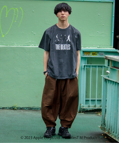 GOOD ROCK SPEED(グッドロックスピード)の「【GOOD ROCK SPEED/グッドロックスピード】ザ ビートルズ フォトプリントTシャツ(Tシャツ/カットソー・メンズ・ホワイト/ブラック・M/L)」の17枚目の写真