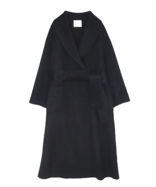 AMAIL（アマイル）の「Long wool 2way coat（ダウンジャケット/コート・レディース・ベージュ/ブラック・FREE）」の10枚目の写真