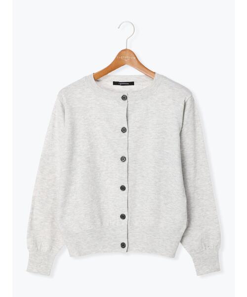 Lugnoncure（ルノンキュール）の「クルーカーディガン（カーディガン/ボレロ・レディース・ミント/イエロー/ネイビー/グレー・ﾌﾘ-）」の22枚目の写真