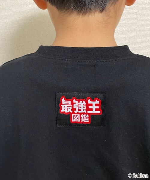 SHOO・LA・RUE(シューラルー)の「◆【最強王図鑑×SHOO・LA・RUE】袖プリントロンT(Tシャツ/カットソー・キッズ・グレー/オフホワイト/ブラック・14/12/13/11)」の10枚目の写真