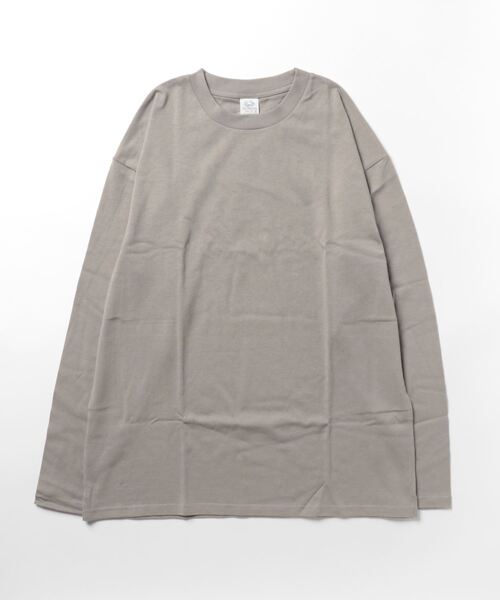 FRUIT OF THE LOOM(フルーツオブザルーム)の「260gカラーL/S Tシャツ / 長袖 / ロンT / トップス / シンプル / カジュアル / 無地 / ユニセックス(Tシャツ/カットソー・メンズ・ブラック/サックスブルー/ホワイト/サーモンピンク/インディゴブルー/グレー・M/L/XL)」の3枚目の写真
