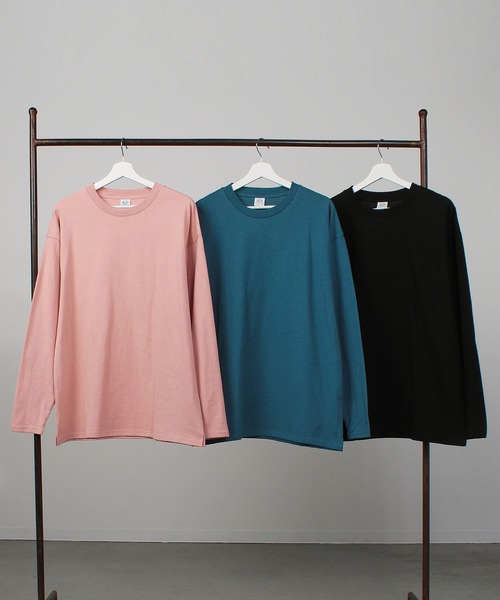 FRUIT OF THE LOOM(フルーツオブザルーム)の「260gカラーL/S Tシャツ / 長袖 / ロンT / トップス / シンプル / カジュアル / 無地 / ユニセックス(Tシャツ/カットソー・メンズ・ブラック/サックスブルー/ホワイト/サーモンピンク/インディゴブルー/グレー・M/L/XL)」の16枚目の写真
