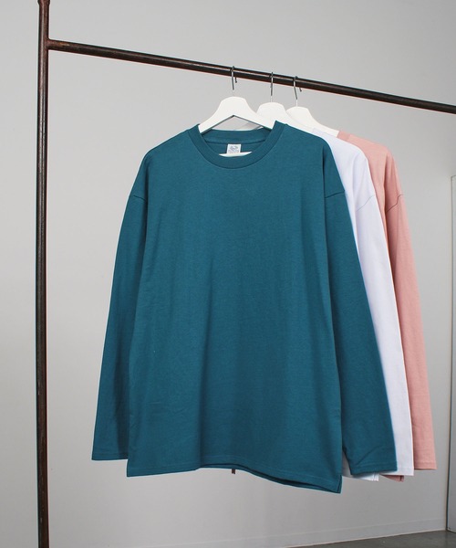 FRUIT OF THE LOOM(フルーツオブザルーム)の「260gカラーL/S Tシャツ / 長袖 / ロンT / トップス / シンプル / カジュアル / 無地 / ユニセックス(Tシャツ/カットソー・メンズ・ブラック/サックスブルー/ホワイト/サーモンピンク/インディゴブルー/グレー・M/L/XL)」の19枚目の写真