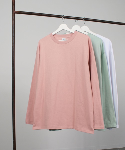 FRUIT OF THE LOOM(フルーツオブザルーム)の「260gカラーL/S Tシャツ / 長袖 / ロンT / トップス / シンプル / カジュアル / 無地 / ユニセックス(Tシャツ/カットソー・メンズ・ブラック/サックスブルー/ホワイト/サーモンピンク/インディゴブルー/グレー・M/L/XL)」の18枚目の写真