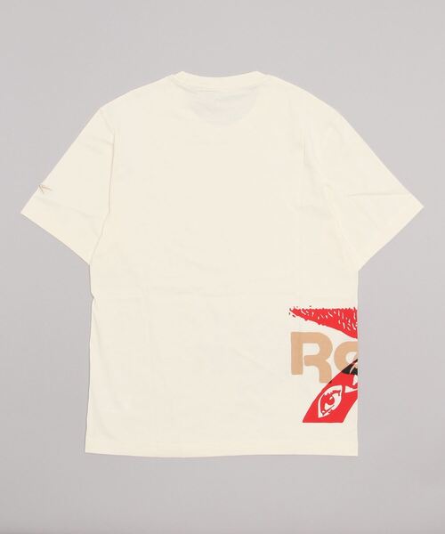 Reebok(リーボック)の「オール アイズ Tシャツ / GS ALL EYEZ T-SHIRT(Tシャツ/カットソー・メンズ・ホワイト/レッド・MEDIUM/X-LARGE/X-SMALL/XX-LARGE/XXX-LARGE)」の4枚目の写真