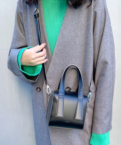 セール】loti ミニボックスボストンBAG（ショルダーバッグ
