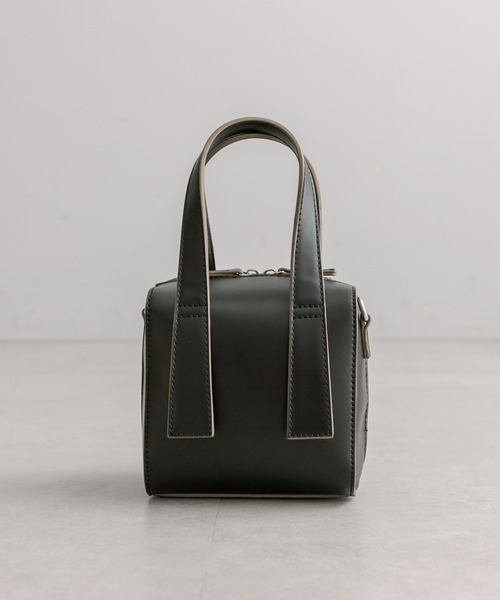 loti（ロティ）の「loti ミニボックスボストンBAG（ショルダーバッグ・レディース・ブラック/ライム/オフホワイト・ONE SIZE）」の16枚目の写真