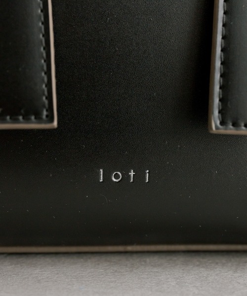 loti（ロティ）の「loti ミニボックスボストンBAG（ショルダーバッグ・レディース・ブラック/ライム/オフホワイト・ONE SIZE）」の20枚目の写真