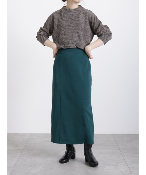 Samansa Mos2 blue（サマンサモスモスブルー）の「モールニットプルオーバー（ニット/セーター・レディース・シルバーグレー/イエロー/ミント/キナリ/チャコール・ﾌﾘ-）」の8枚目の写真