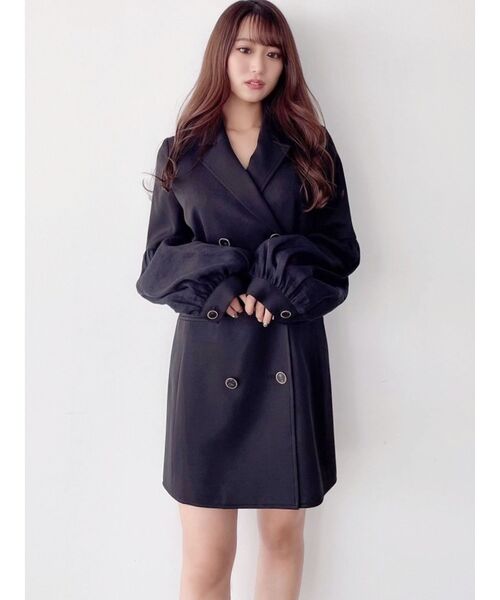 RESEXXY（リゼクシー）の「スリーブシアージャケットワンピース（ワンピース・レディース・ピンク/イエロー/アイボリー/ブラック・FREE）」の20枚目の写真