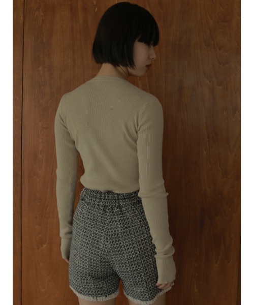 AMAIL(アマイル)の「Fashionable multi ニット(ニット/セーター・レディース・アイボリー/ミント/マルチ・FREE)」の19枚目の写真