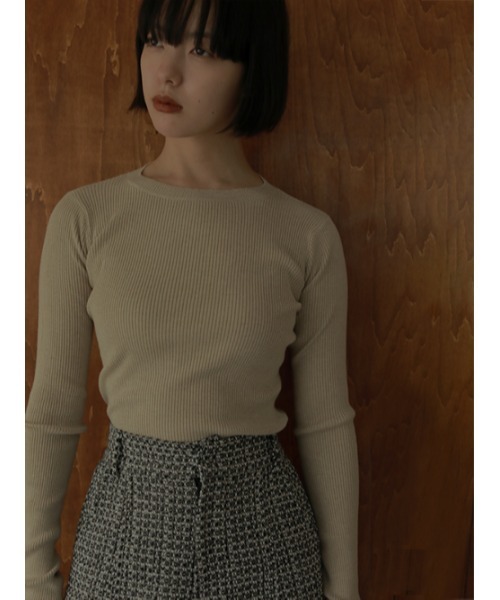 AMAIL(アマイル)の「Fashionable multi ニット(ニット/セーター・レディース・アイボリー/ミント/マルチ・FREE)」の20枚目の写真