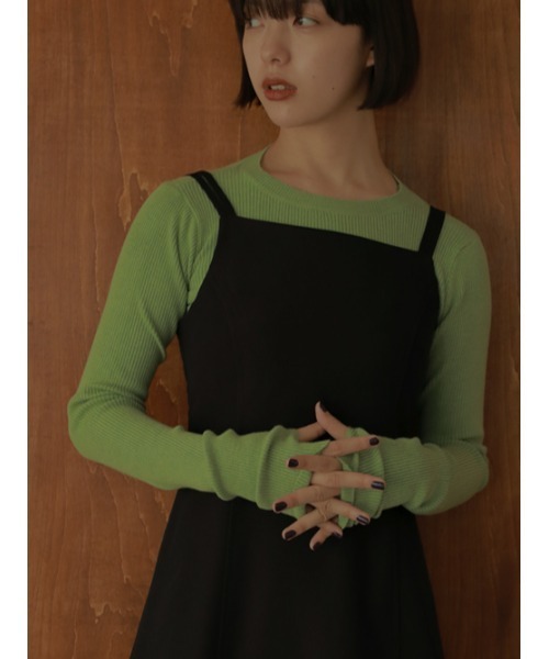 AMAIL(アマイル)の「Fashionable multi ニット(ニット/セーター・レディース・アイボリー/ミント/マルチ・FREE)」の21枚目の写真