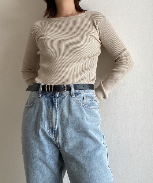 AMAIL(アマイル)の「Fashionable multi ニット(ニット/セーター・レディース・アイボリー/ミント/マルチ・FREE)」の10枚目の写真