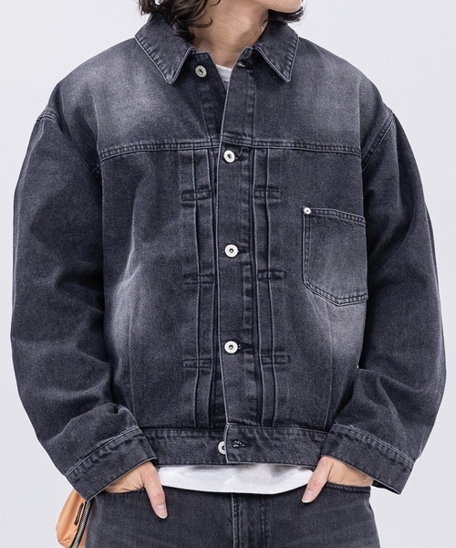 13】ユーズドライク デニムジャケット（デニムジャケット）｜JUNGLE