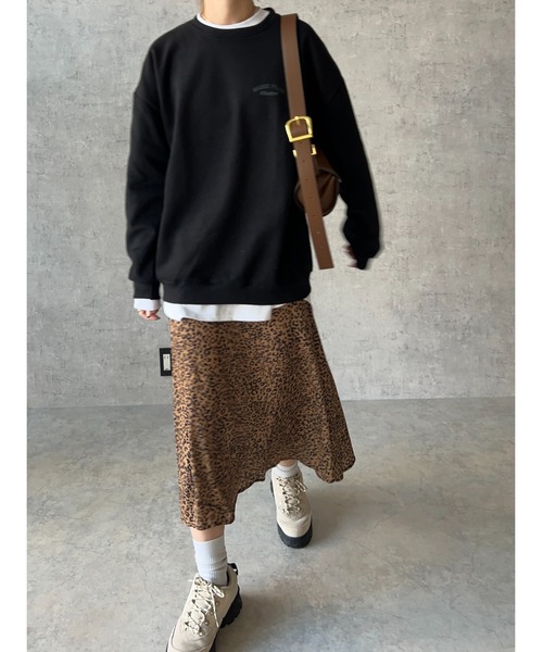 owndaily（オンデイリー）の「レオパードロングスカート（スカート・レディース・レオパード・FREE）」の2枚目の写真