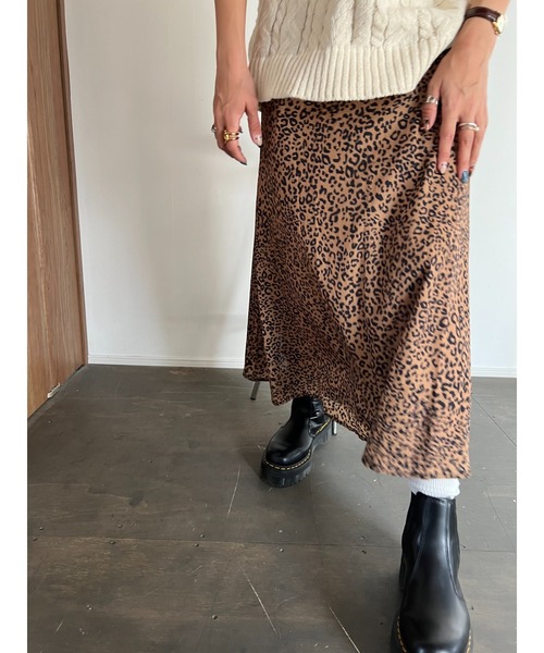 owndaily（オンデイリー）の「レオパードロングスカート（スカート・レディース・レオパード・FREE）」の9枚目の写真