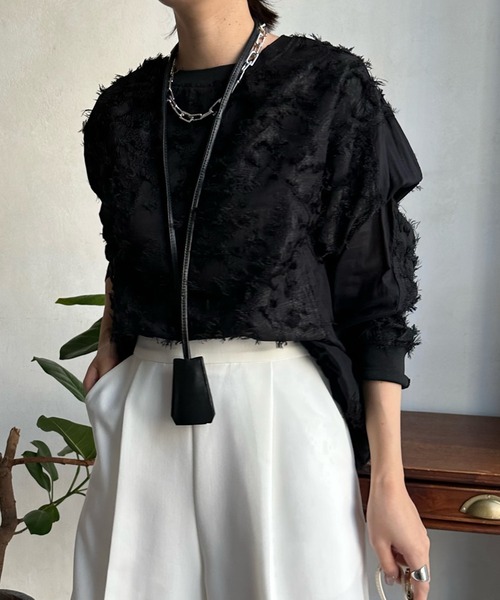 DouDou　ジャガードシャツ PAL GROUP OUTLET｜【DouDou】ジャガードシャツ | Rakuten