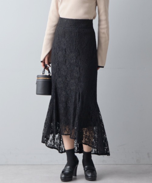Chico（チコ）の「【2023SS】【SALON by Chico限定】レースマーメイドスカート（スカート・レディース・ライトベージュ/ピンク/ブラック・FREE）」の13枚目の写真