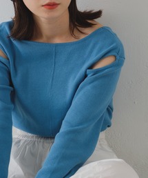 Kastane | 【2023SSカタログ掲載アイテム】アームスリットプルオーバー(Tシャツ/カットソー)