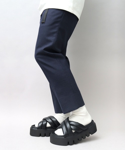 glabella（グラベラ）の「超厚底 パデッド クロスバンド サンダル / ハイソール レザーサンダル（サンダル・メンズ・ブラック・S/M/L）」の10枚目の写真